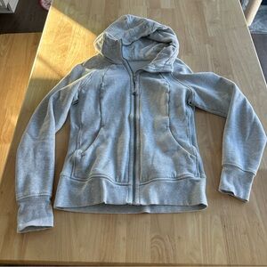 Lululemon Full Zip Scuba in Grey